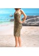 Leopard print beach wrap